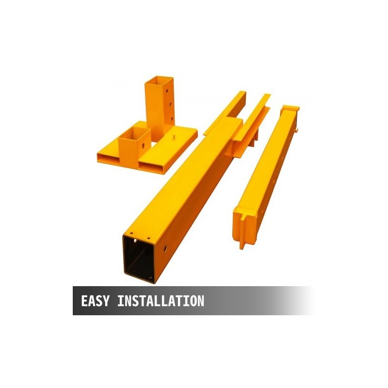 Trukkipuominosturi teräs 6000LBS kantavuus säädettävä puomi kaksi koukkua