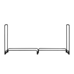 Halkoteline Q195 teräs ulkokäyttöön 2 57 m musta jauhemaalattu vedenpitävä 600D suojapeite