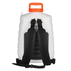 Reppuruisku akkukäyttöinen 15 1 litran säiliö 12 voltin 8 amperitunnin litiumakku kestävä muovirakenne