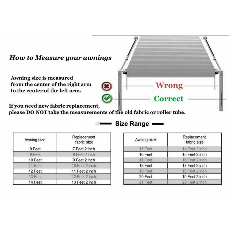Markiisikankaan vaihtokangas kestävä 15oz vinyyli 524 x 240 cm liuskesininen käsikäyttöisiin asuntovaunuihin