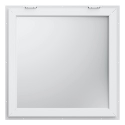 Myyntiluukku alumiiniseosrunko 915x915 mm asennuskoko 85 asteen avautumiskulma sinkityt osat sopii ruokavaunuihin