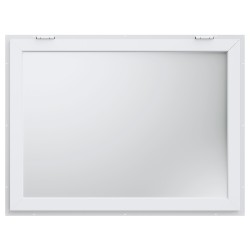 Tarjoiluikkuna alumiiniseos 1220×915 mm ruokarekkoihin 85° avautuma kiinteällä markiisiovella