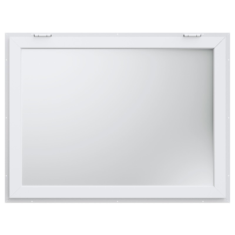 Tarjoiluikkuna alumiiniseos 1220×915 mm ruokarekkoihin 85° avautuma kiinteällä markiisiovella