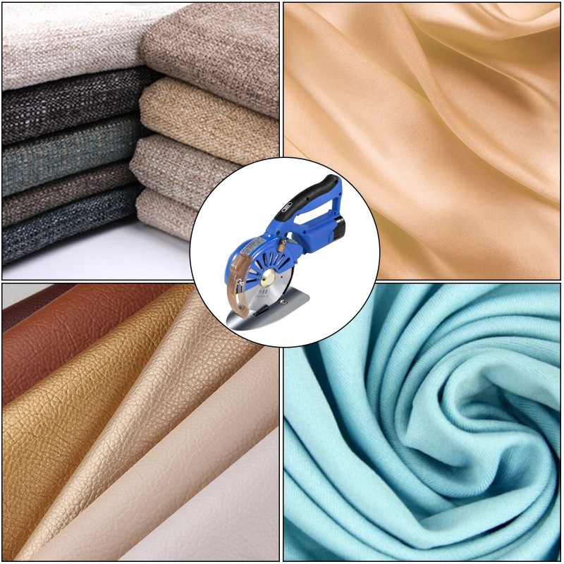 Sähköinen kangasleikkuri akulla 125 millimetrin terä 39 millimetrin leikkuukorkeus