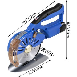 Sähköinen kangasleikkuri akulla 125 millimetrin terä 39 millimetrin leikkuukorkeus