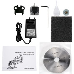 Sähköinen kangasleikkuri akulla 125 millimetrin terä 39 millimetrin leikkuukorkeus