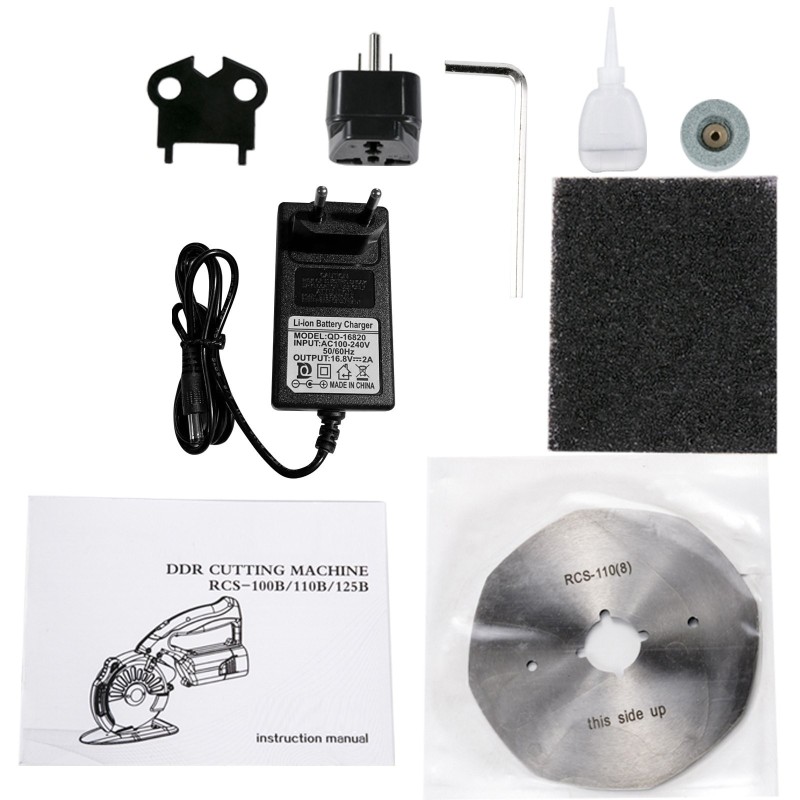 Sähköinen kangasleikkuri akulla 125 millimetrin terä 39 millimetrin leikkuukorkeus