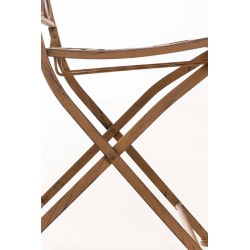 Taittuva antiikkipatina puutarhatuoli Sibell koristeellinen rautainen nostalginen