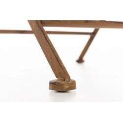 Taittuva antiikkipatina puutarhatuoli Sibell koristeellinen rautainen nostalginen