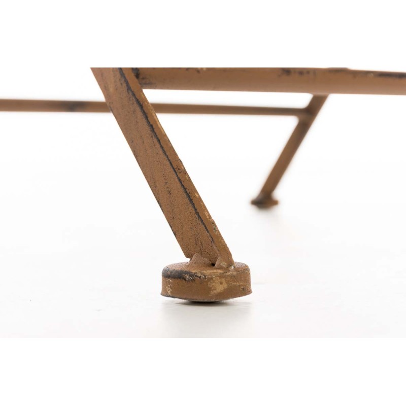 Taittuva antiikkipatina puutarhatuoli Sibell koristeellinen rautainen nostalginen