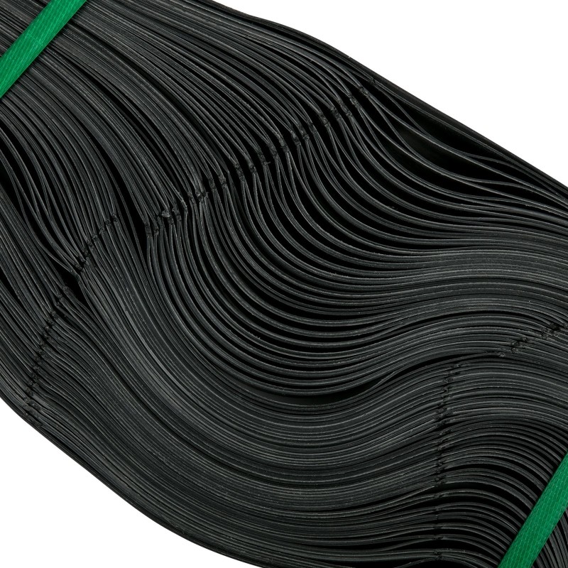 Maaverkko HDPE-muovi 8,2 x 1,2 m 5,1 cm syvyys musta 1 kpl