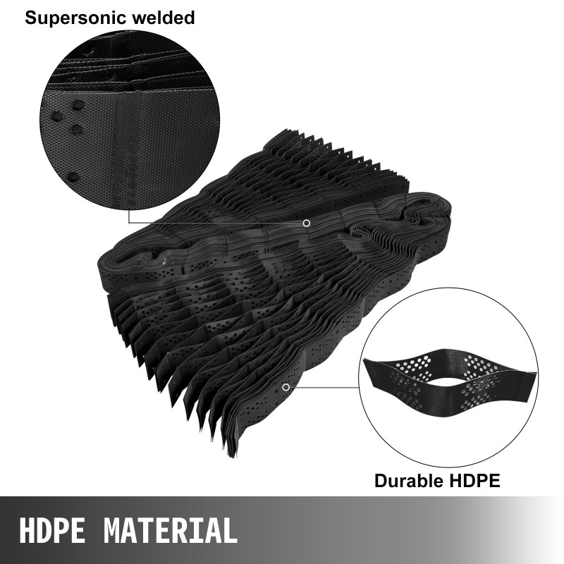 Maantukiverkko HDPE 2,74x5,18 m 10,16 cm korkea rinteille ja ajoteille