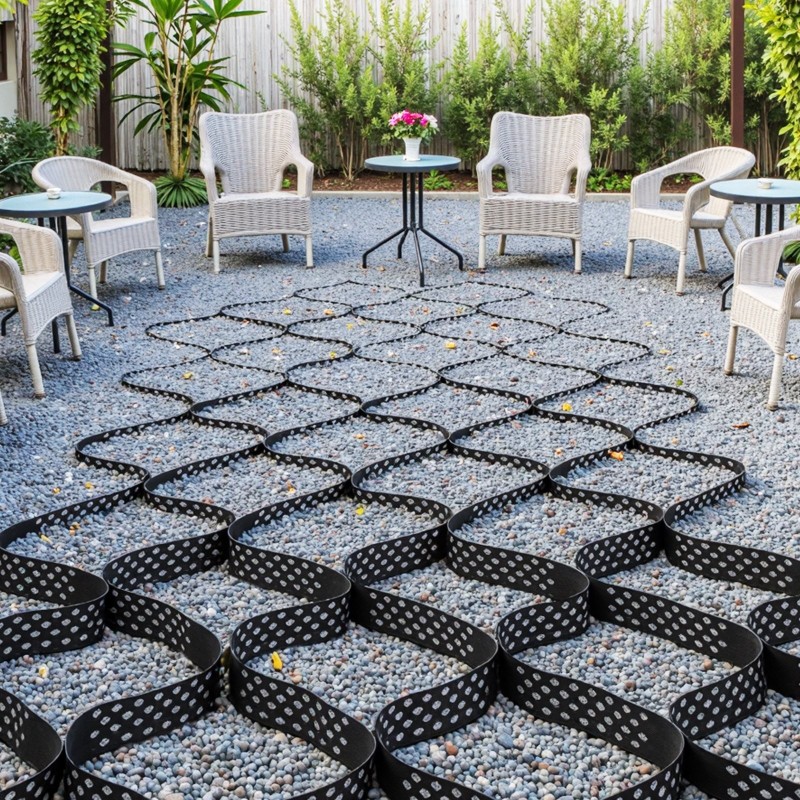 Soramoduuli 75 mm syvä 5200×2700 mm läpäisevä kennorakenne ajoneuvopysäköintiin