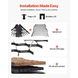 soraritilä 50 mm syvä 5000×1980 mm läpäisevä ajoteille ja pihoille