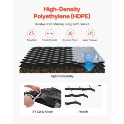 Sora- ja nurmikkoritilä 50 mm syvyys 8200 x 1200 mm ajoteille