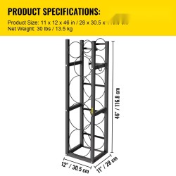 Sylinteriteline hiiliteräksestä 116,8x30,5x28 cm 6 paikkaa kylmäaineille