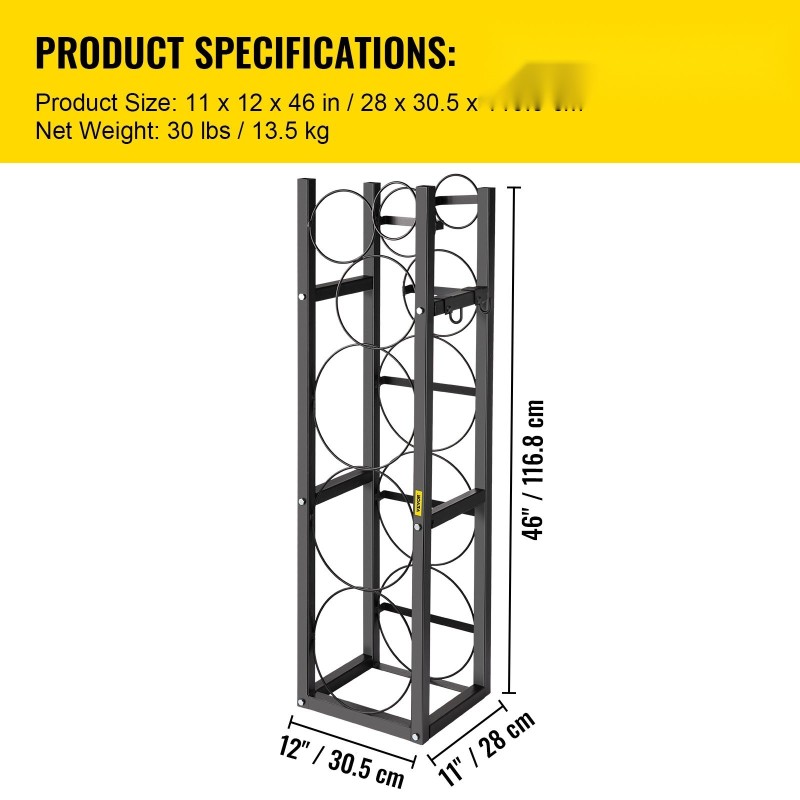 Sylinteriteline hiiliteräksestä 116,8x30,5x28 cm 6 paikkaa kylmäaineille