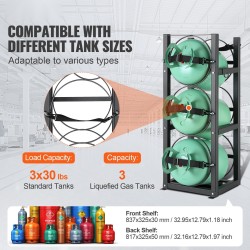 Sylinteriteline hiiliterästä 3 säiliölle koko 325 x 330 x 840 mm