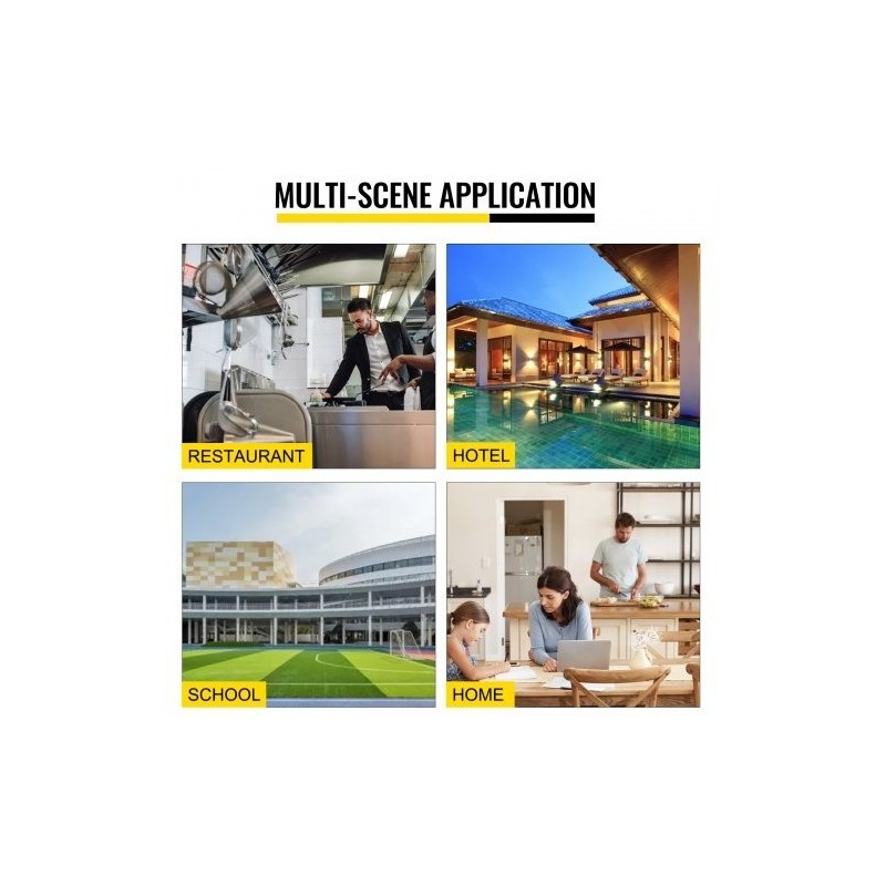 Riisinlämmittimen jalusta ruostumatonta terästä 35,6 x 35,6 cm pyörillä ja kahdella hyllyllä