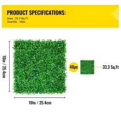 Keinotekoiset puksipuupaneelit polyeteeni 25x25 cm 48 kpl sisä- ja ulkokäyttöön