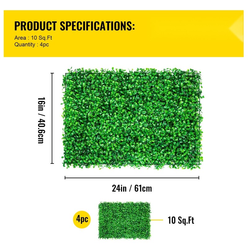 Keinotekoinen puksipensas-paneeli 100% polyeteeni 60 x 40 cm 4 kpl