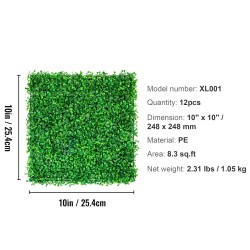 Keinotekoiset puksipuupaneelit PE-materiaalia 12 kpl 248×248 mm UV-suojattu