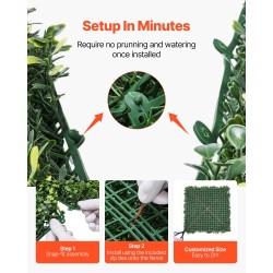 Nurmiseinäpaneeli keinotekoinen polyeteeni 3000×1500 mm vihreä näkösuoja 1 kpl