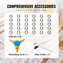 Alumiini-muovikomposiittiputki 16 mm 2 mm 300 m lattialämmitykseen käyttövesiin