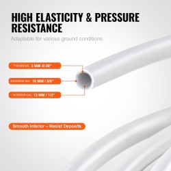 PEX-AL-PEX alumiini-muovikomposiittiputki 25 m 16 mm 2 mm lattialämmitykseen