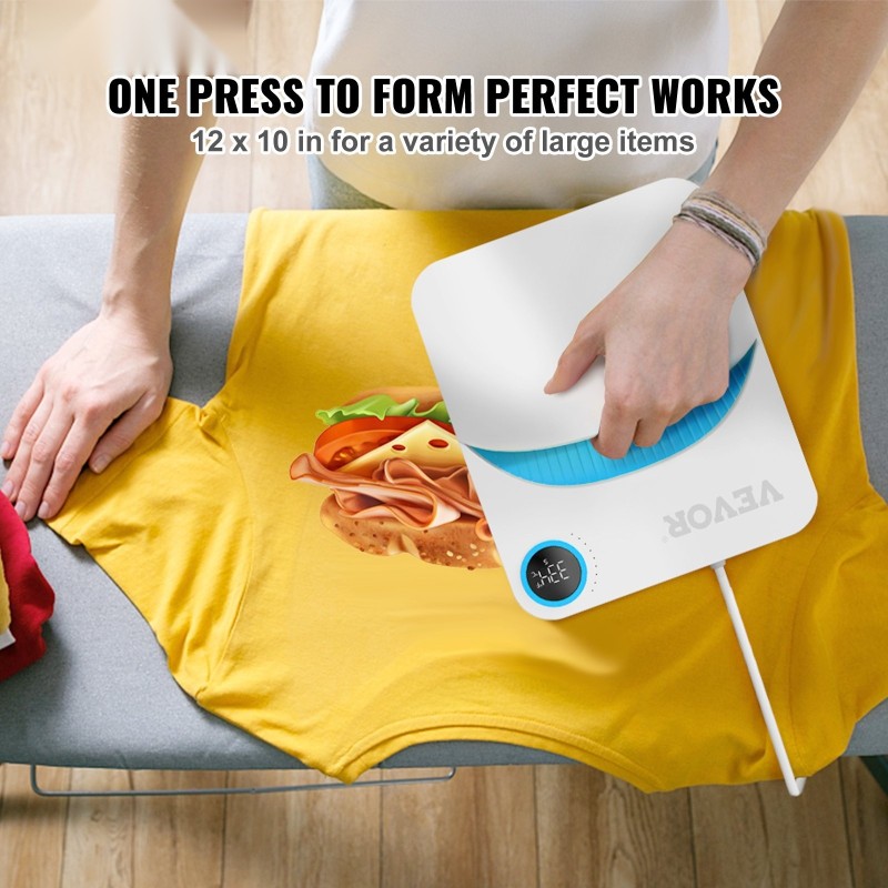 Lämpöprässi 30 x 25 cm PTFE-pinnoitettu levy kannettava sublimaatioon