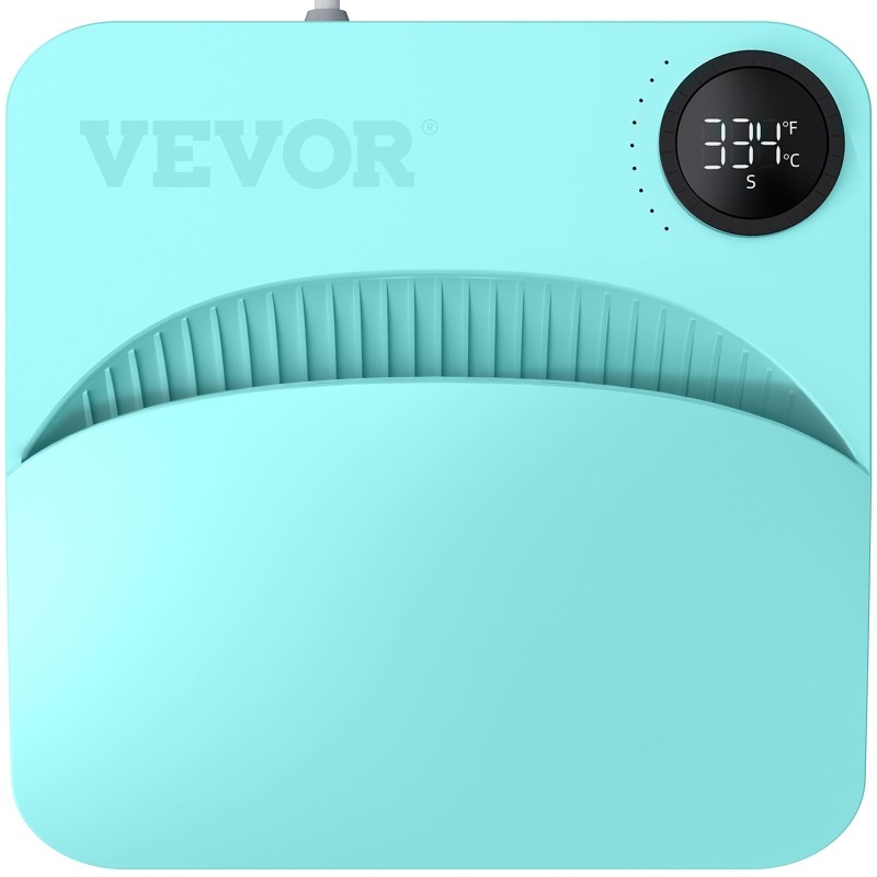 Kompakti PTFE-pinnoitettu lämpöprässi 22,8×22,8 cm T-paitoille ja tekstiileille