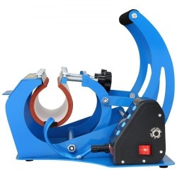 Mukiprässi kahdella alustalla 11,5 cm ja 22 cm sylinterimukeille LCD-paneeli silikageelimatto