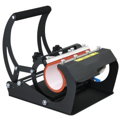 Mukiprässi teräsrungolla silikageelimatolla 11 5 cm ja 22 cm puristimilla värillisellä näyttöpaneelilla