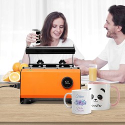 Mukipuristin sublimaatiopainatukseen keramiikalle ruostumattomalle teräkselle ja alumiinille 11–30 unssia