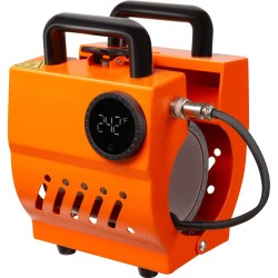 Pieni mukilämpöpuristin keraamisille ja teräsmukeille digitaalinen ajastin sopii 8 2 8 7 cm halkaisijalle