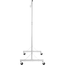 Ajoneuvo-osien maalausteline teräs säädettävä 152–213 cm 30 kg 8 koukkua 4 pyörää