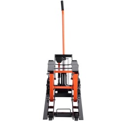 Hydraulinen moottoripyöränostin 0 7 tonnia 120 385 millimetriä nostokorkeus 360 asteen pyörillä