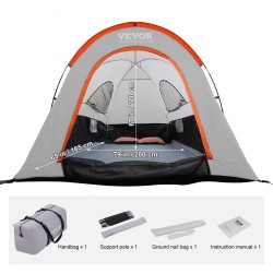 Lavateltta pickup-auton lavalle kaksikerroksinen PU2000mm vedenpitävä 2–3 hengelle