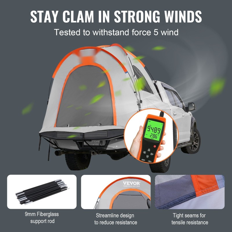 Lavateltta kaksikerroksinen vedenpitävä 2000 mm sopii 5,5–6 jalan lavalle 2–3 henkilölle