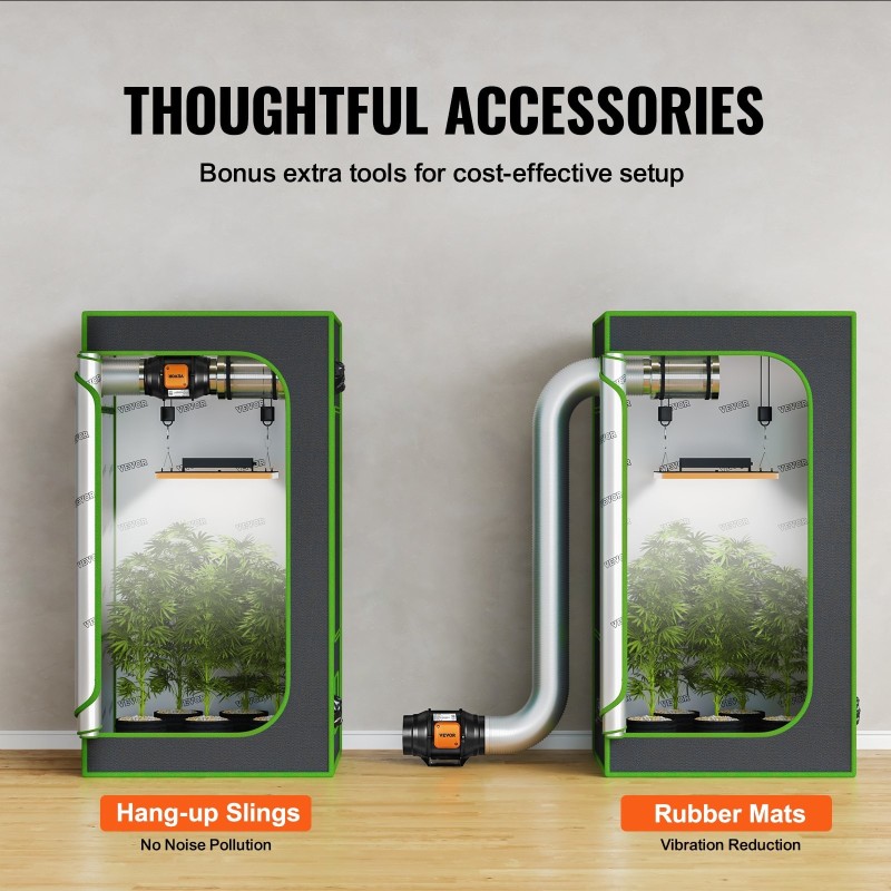 Kanavapuhallin kuparimoottori koko 306x255x212 mm säädettävä nopeus