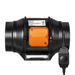 Kanavapuhallin kuparimoottori koko 306x255x212 mm säädettävä nopeus