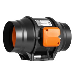 Kanavapuhallin kuparimoottori koko 306x255x212 mm säädettävä nopeus