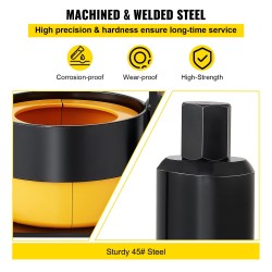 Kantaja- ja pinion-laakerin ulosvetäjä 45 teräs yhteensopiva Dana ja Ford 10.25