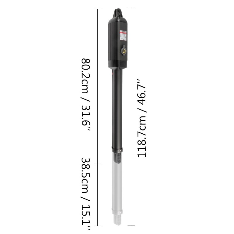 Automaattinen kaksoislehtinen portinavaaja 2 kpl 50W 24V 300kg 2,74m