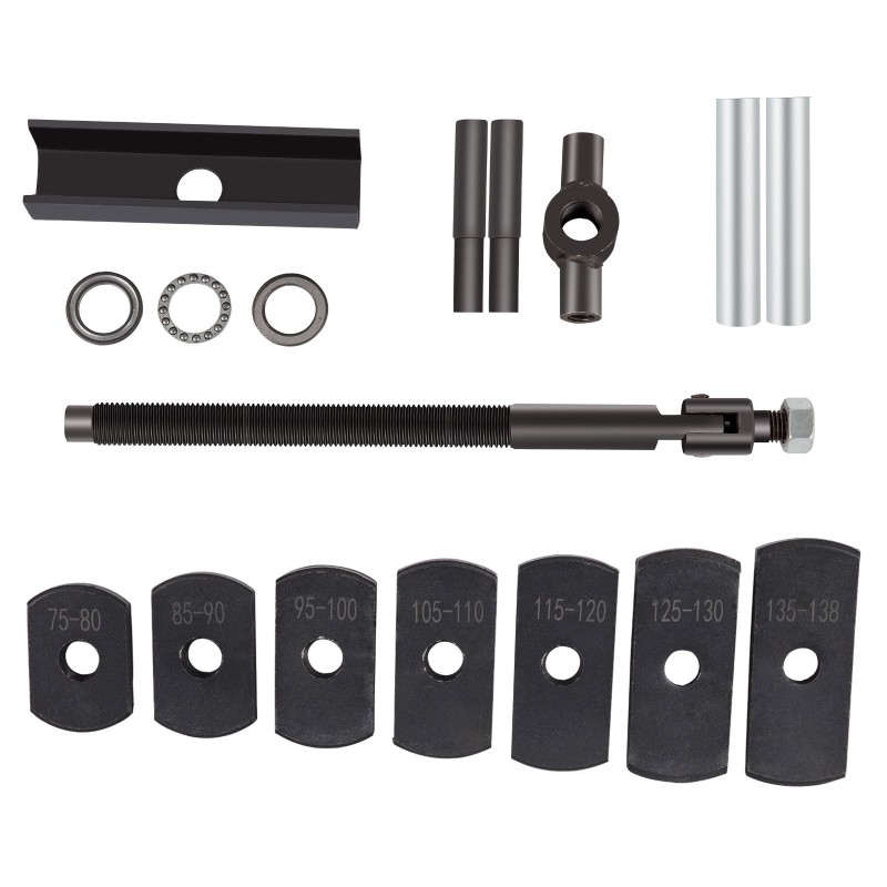 Sylinteriputken ulosvetosarja 45-teräs 75–138 mm 7 vetolevyä kuiva- ja märkätyyppisille