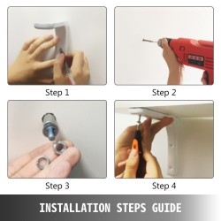 Teräksiset hyllykannattimet 2 kappaletta mattamusta kantavuus 450 paunaa hyllysyvyydelle 8,5–11 tuumaa