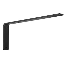 Hyllynkannattimet 4 kpl hiiliteräs 5 mm mattamusta kantavuus 72,6 kg