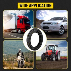 Hydrauliletku synteettistä kumia sisähalkaisija 3/8 tuumaa 15,2 m 5000 PSI kahdella teräslankapunoksella