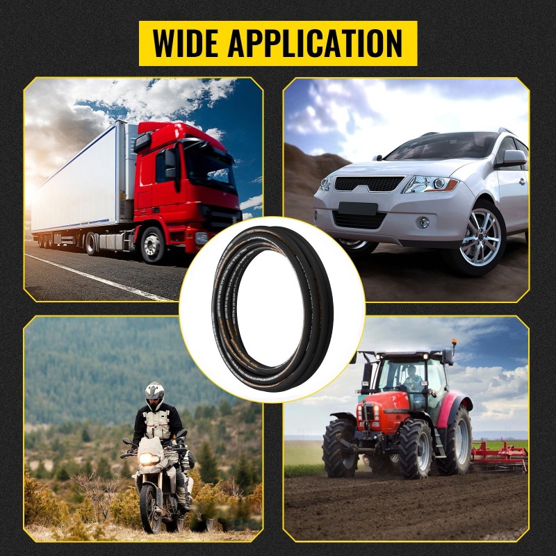 Hydrauliletku synteettistä kumia 3/4 tuuman 15,2 m nimellispaine 3120 psi kahdella teräslankapunoksella