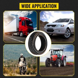 Hydrauliletku synteettisestä kumista 3/8 tuuman 30,5 metriä kahdella teräslankapunoksella